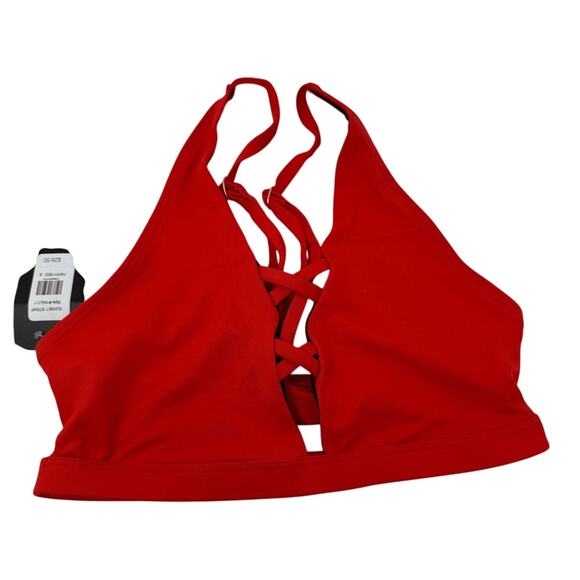 Frederick's of Hollywood Other - NWT Frederick's of Hollywood Women Small Sunset Strap Bathing Suit Top Fiery Red